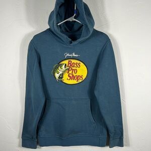 🎣🎣 BASS PRO SHOPS Hoodie Sweatshirt Size XS